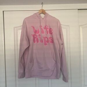 Life Rips Pink Hoodie